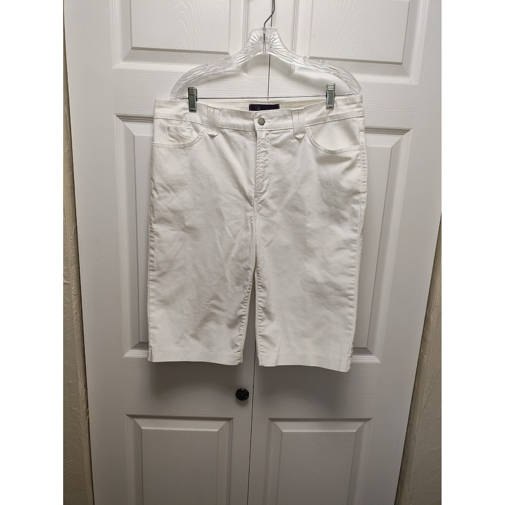 Not Your Daughter's Jeans White Bermuda 14 Shorts 38/12